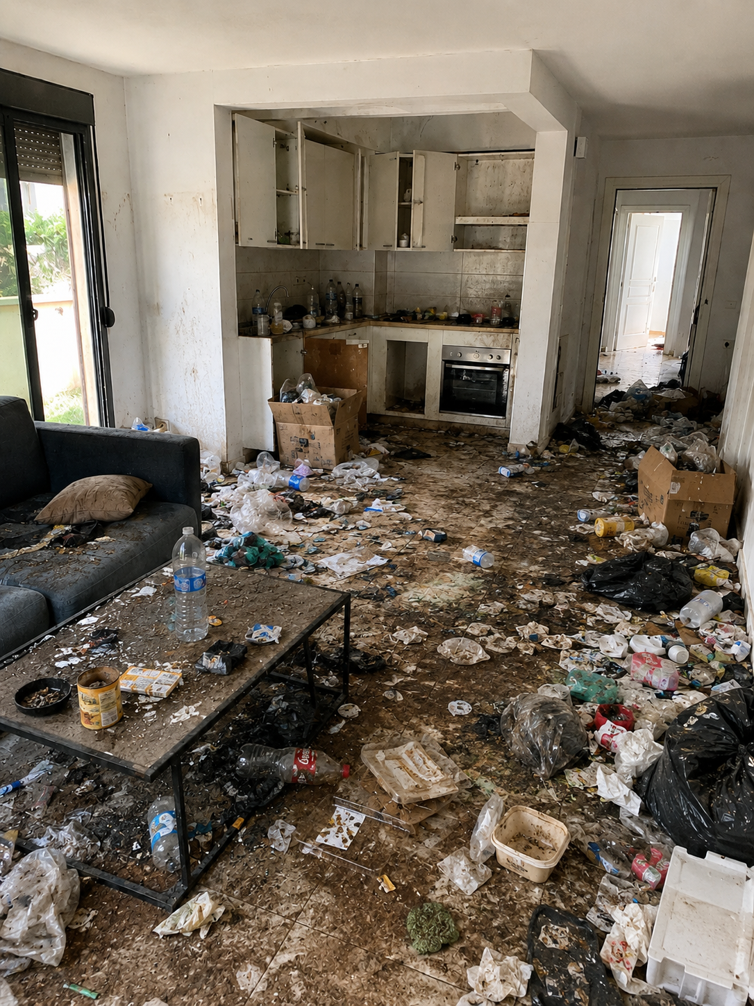 Escenario representativo de vivienda con acumulación severa